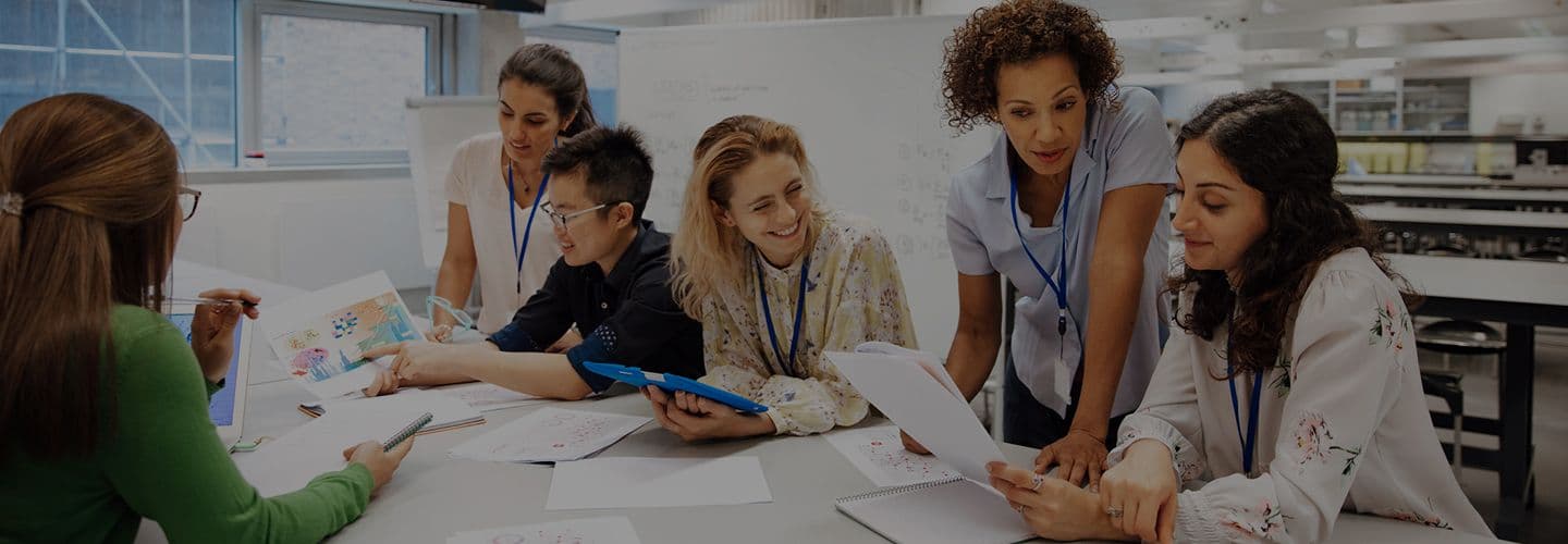 a group of researchers working together